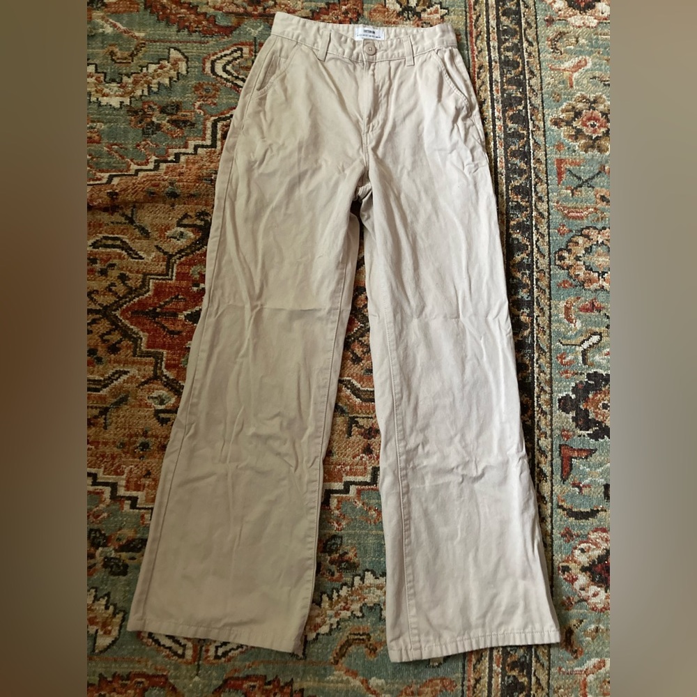 Cotton On high waisted baggy khaki pants